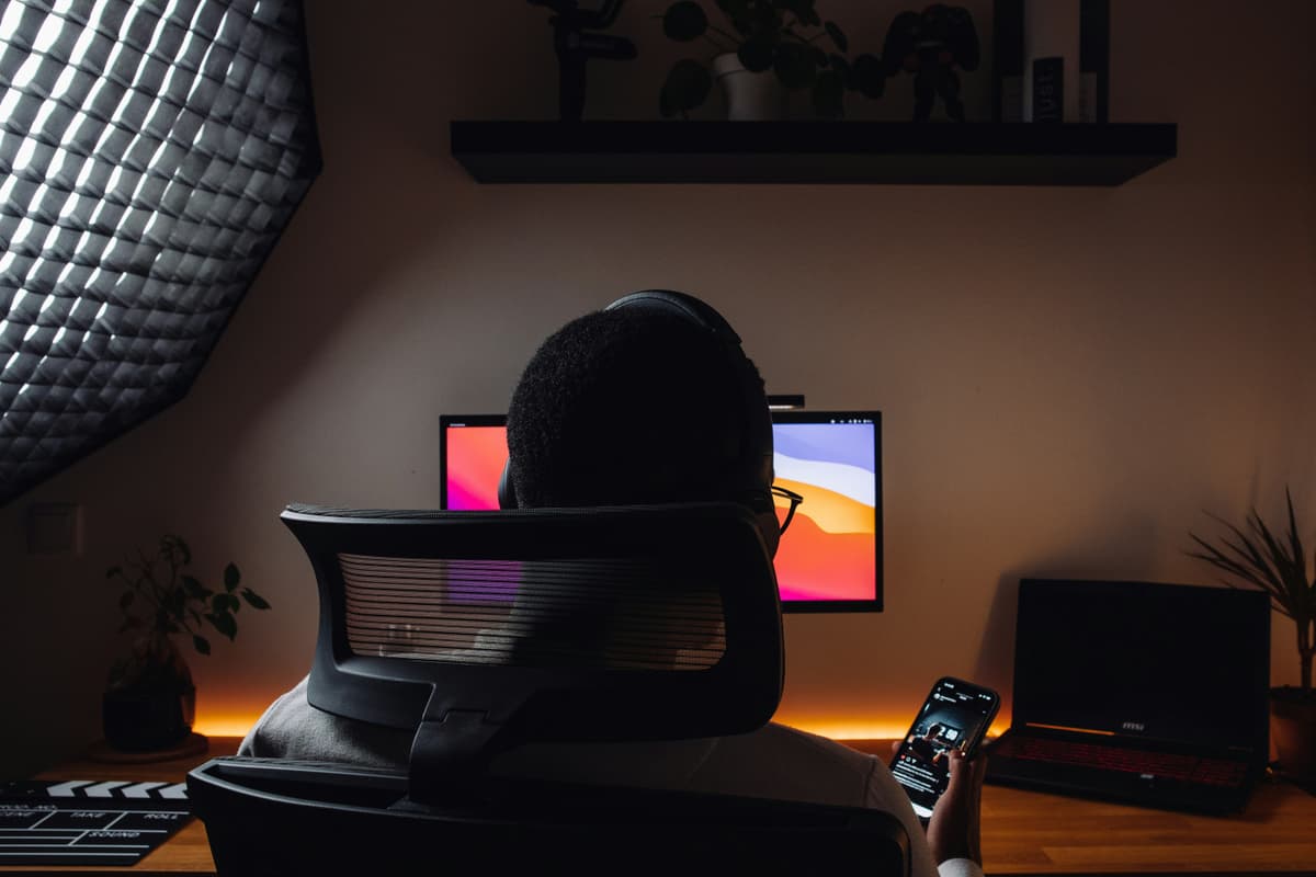 Creator creating content on Trim